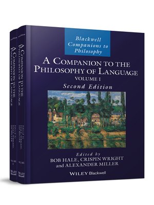 cover image of A Companion to the Philosophy of Language